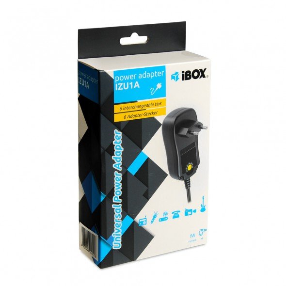 EAN 5901443053576 - iBox IZU1A adaptador e inversor de corriente Interior Negro imagen 6