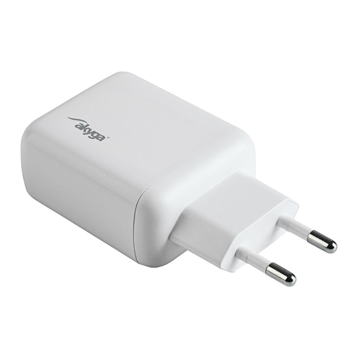 EAN 5901720137784 - Akyga AK-CH-19 cargador de dispositivo móvil Universal Blanco USB Carga rápida Auto imagen 2