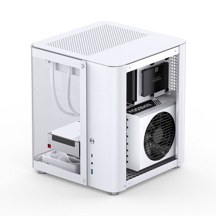 Jonsbo Tk-1 2.0 Micro-Atx Gehäuse, Temperojo Glass - Blanco