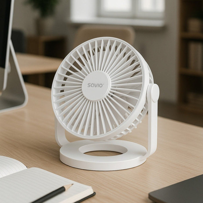 EAN 5901986049104 - Savio AD-01 WHITE ventilador Blanco imagen 7