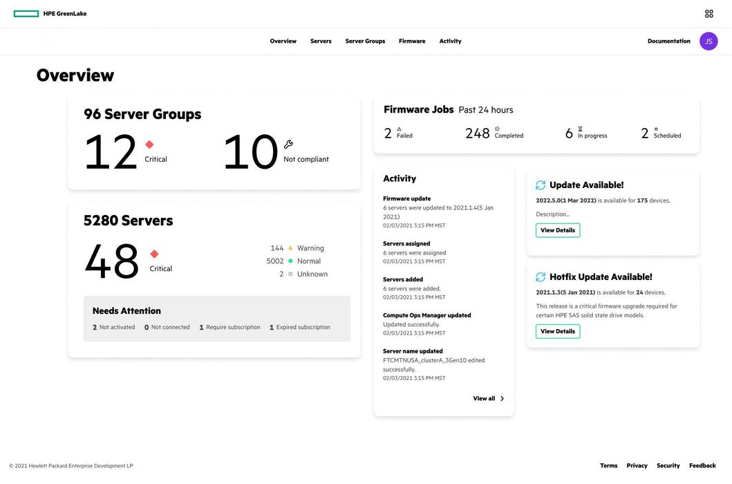 EAN 0190017620411 - HPE Compute Ops Management Standard 1-year Upfront ProLiant SaaS imagen 1