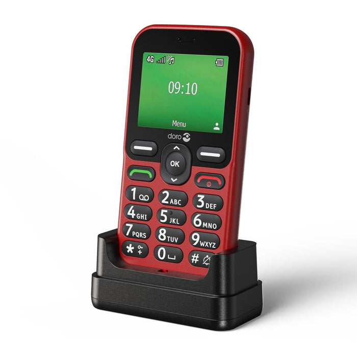 EAN 7322460089894 - Doro Leva E10 6,1 cm (2.4") 118,9 g Rojo Teléfono para personas mayores imagen 8