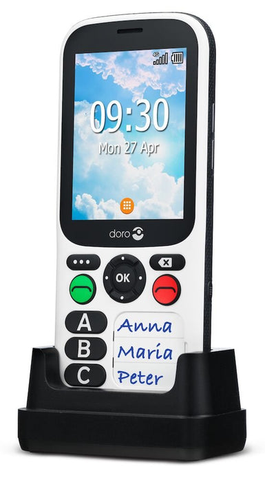 EAN 7322460079796 - Doro 780X IUP 7,11 cm (2.8") 117 g Negro, Blanco Característica del teléfono imagen 2