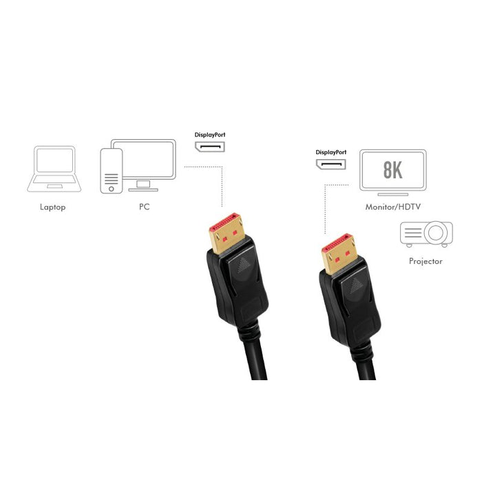 EAN 4052792063356 - LogiLink CDV0100 cable DisplayPort 10 m Negro imagen 5