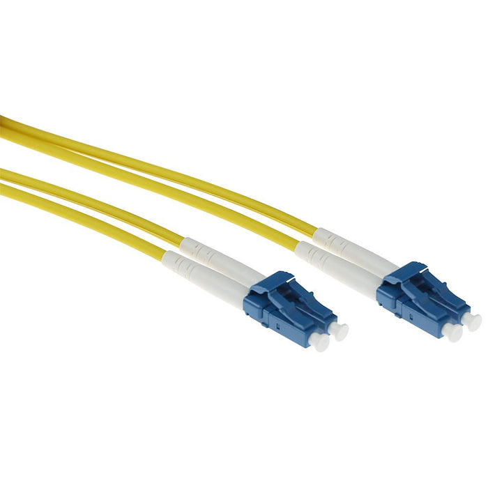 2 Meter Singlemode 9 125 Os2 Duplex Armored Fiber Patch Cable With Lc Connectors