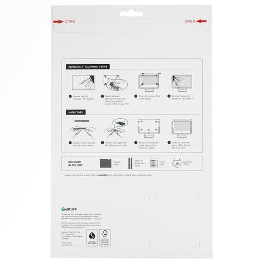 EAN 5706998845276 - eSTUFF GLBG14310175 filtro para monitor 35,6 cm (14") Portátil Filtro de privacidad para pantallas sin ma imagen 2