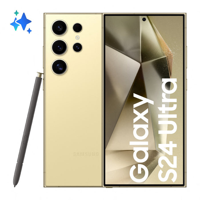 EAN 8806095414355 - Samsung Galaxy S24 Ultra 17,3 cm (6.8") SIM doble 5G USB Tipo C 12 GB 256 GB 5000 mAh Titanio, Amarillo imagen 2