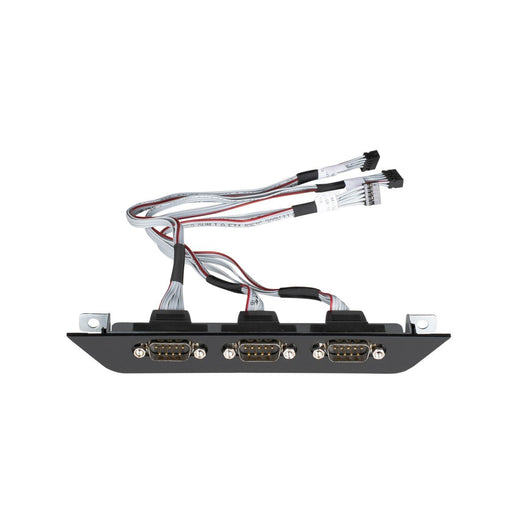 EAN 0887993800257 - Shuttle PCM31, Triple COM port (RS232) expansion module for XH Slim-PC series cable de serie Negro, Plata imagen 1
