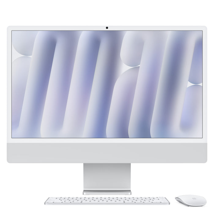 Imac Z1k1 59.62cm 23.5zoll Nano Glas M4 10c Cpu 10c Gpu 16c N.E. 32gb 2tb Ssd Gbit Eth Mm Makey Tid De Silber