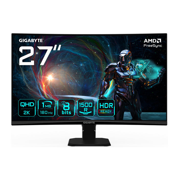 EAN 4719331863456 - GIGABYTE GS27QCA pantalla para PC 68,6 cm (27") 2560 x 1440 Pixeles Quad HD LED Negro imagen 1