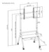 EAN 8435739902363 - AISENS FT86FE-331 soporte para pantalla de señalización 2,18 m (86") Blanco, Madera imagen 6