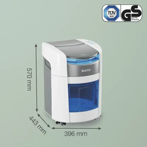 Trituradora Leitz Iq Optimax Autofeed 150 80380000, P4, 150 Hojas, Cubo De 15 L