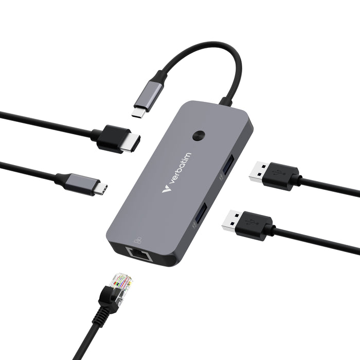 EAN 0023942321507 - Verbatim CMH-05 USB Tipo C 5000 Mbit/s Plata imagen 1