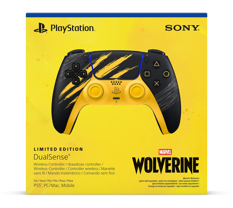 Ps5 Dualsense Marvel'S Wolverine Limited Edition Battle Yellow