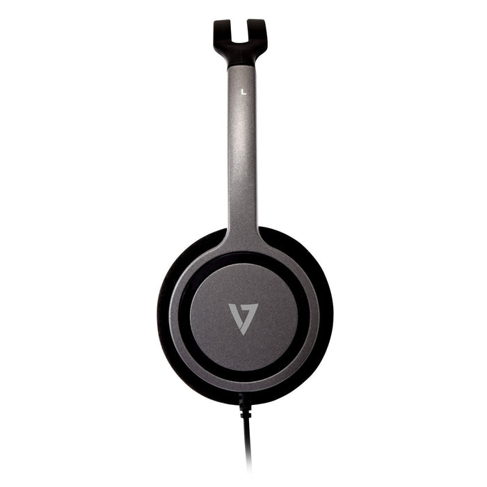 V7 Ha310-2ep Auricular Y Casco Auriculares Alámbrico Diadema Música Negro, Plata