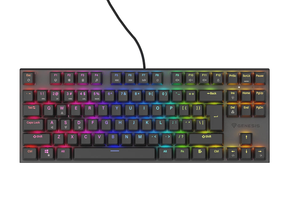 EAN 5901969444360 - GENESIS Thor 303 TKL teclado Juego USB QWERTY Español Negro imagen 3