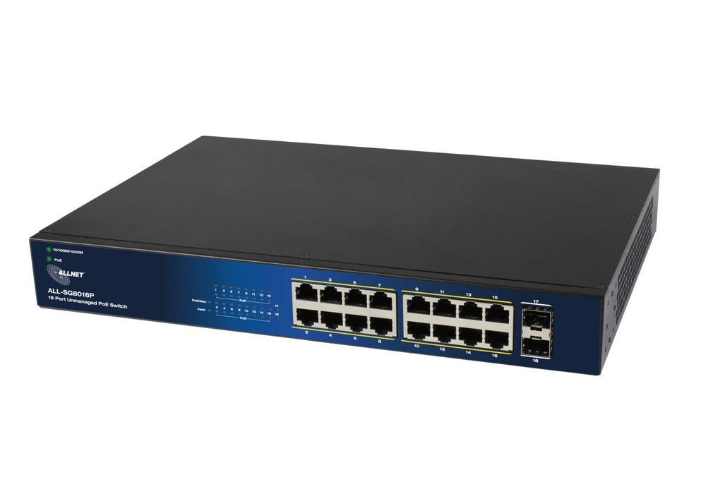 EAN 4038816211781 - ALLNET 211783 No administrado L2 Gigabit Ethernet (10/100/1000) Energía sobre Ethernet (PoE) Negro imagen 1