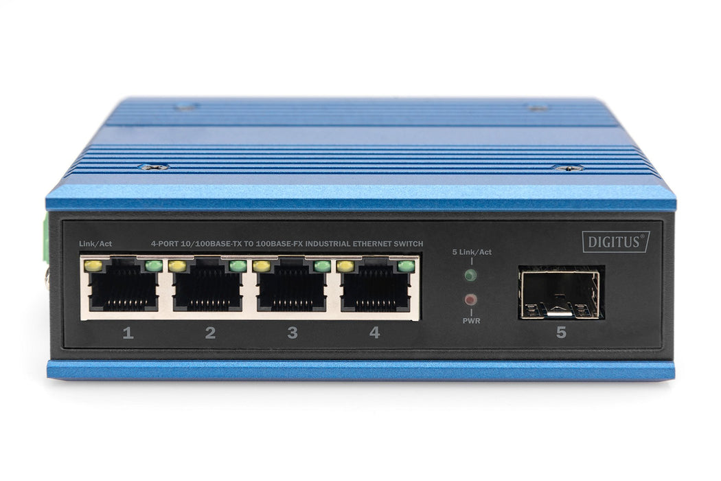 EAN 4016032485490 - Digitus DN-651130 switch No administrado Fast Ethernet (10/100) Negro, Azul imagen 5