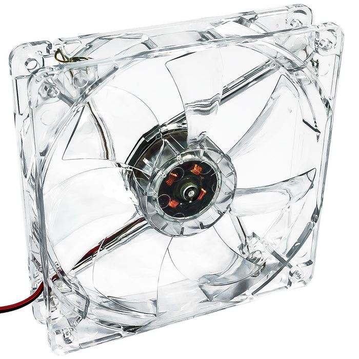 EAN 5901720131027 - Akyga System fan 12 cm LED blue AW-12A-BL Molex 120x120 mm Carcasa del ordenador Ventilador Transparente  imagen 2