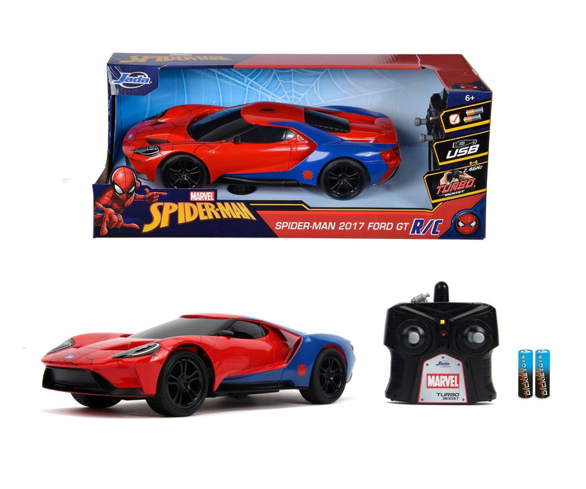 EAN 4006333070389 - Jada Toys Marvel RC Spiderman 2017 Ford GT 1:16 modelo controlado por radio Coche Motor eléctrico imagen 7