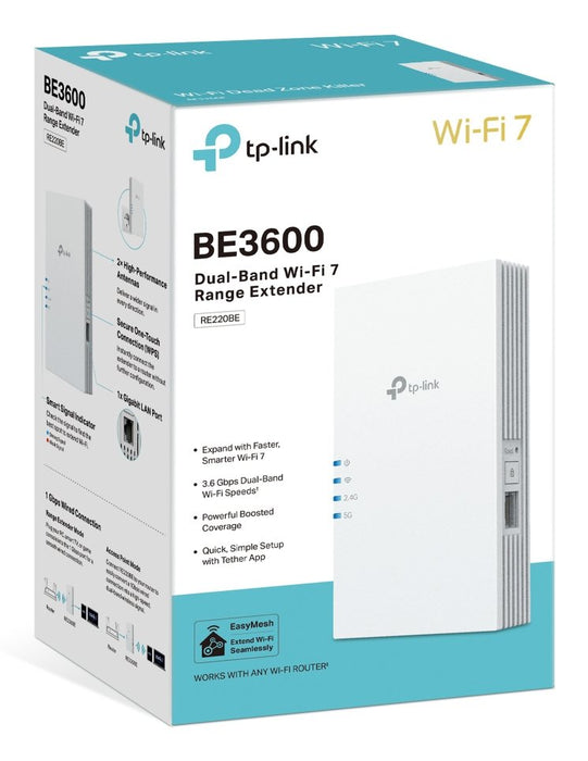 EAN 1210002601221 - TP-Link RE220BE ampliador de red Repetidor de red Blanco 1000 Mbit/s imagen 6