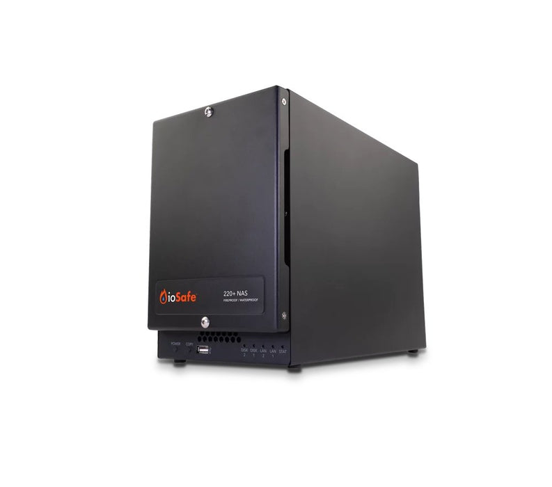 EAN 673825435427 - ioSafe 220+ NAS Escritorio Intel® Celeron® J4025 2 GB DDR4 0 TB Unidad de disco duro DSM Negro imagen 1