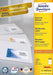 EAN 4004182036556 - Avery 3655 etiqueta autoadhesiva Rectángulo Permanente Blanco 200 pieza(s) imagen 1