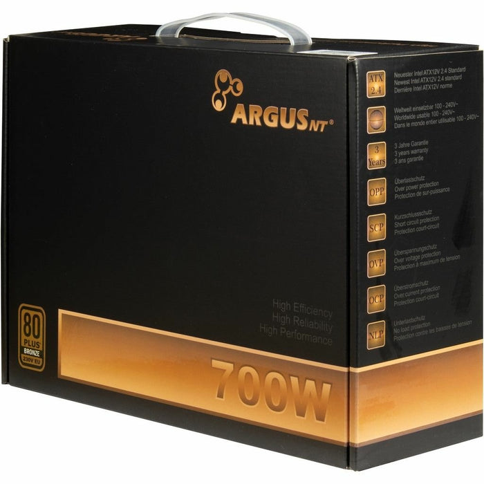 EAN 4260455645263 - Inter-Tech ArgusNT BPS-700 unidad de fuente de alimentación 700 W 20+4 pin ATX ATX Negro imagen 5