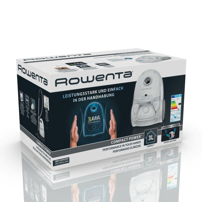 EAN 3221614001147 - Rowenta Compact Power RO3927 3 L Aspiradora cilíndrica Secar 750 W Bolsa para el polvo imagen 8