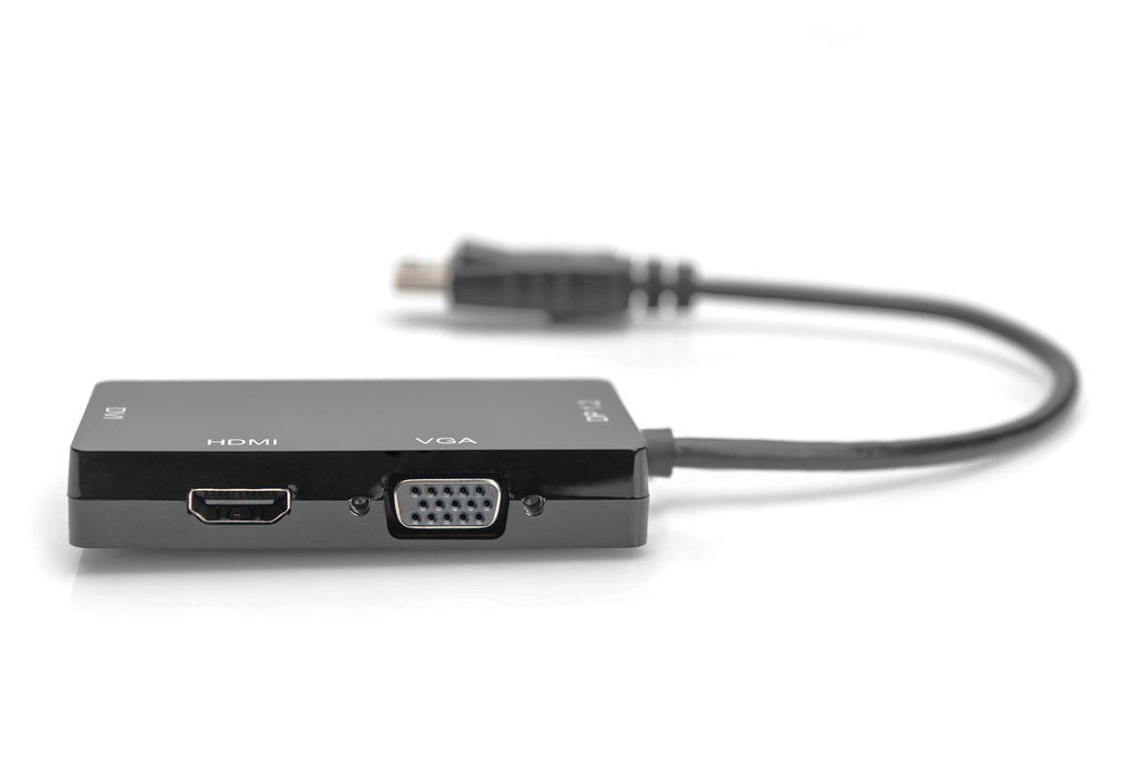 EAN 4016032433781 - Digitus AK-340418-002-S adaptador de cable de vídeo 0,2 m DVI-D Negro imagen 4