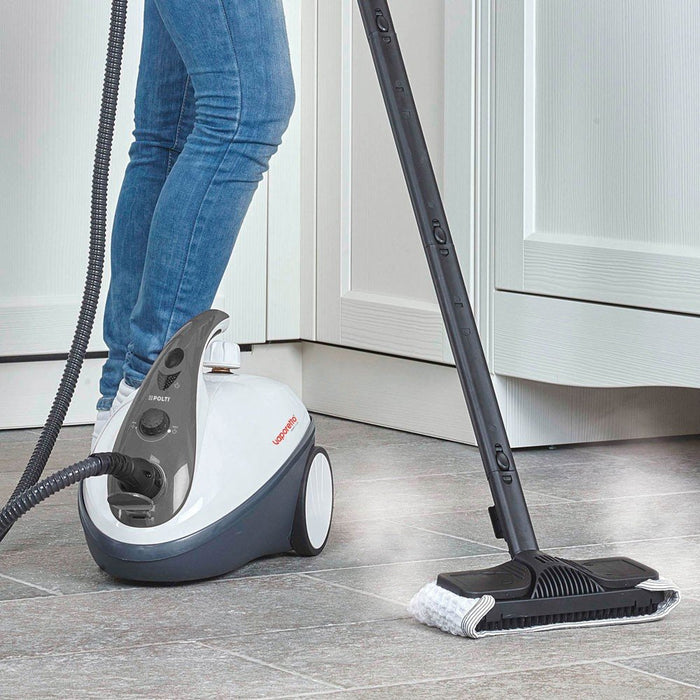 EAN 8007411010903 - Polti Vaporetto Smart 30_S Limpiador a vapor de cilindro 1,6 L 1800 W Gris, Blanco imagen 3