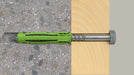 EAN 4048962481938 - Fischer 567867 tornillo de anclaje y taco 5 pieza(s) Juego de enchufes de pared y tornillos 50 mm imagen 5