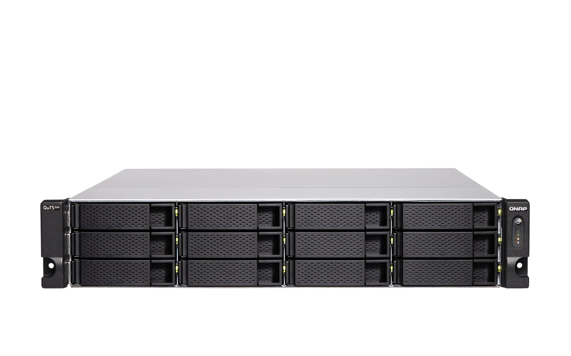 EAN 4711103081242 - QNAP TS-H1886XU-RP-R2 NAS Bastidor (3U) Intel® Xeon® D D-1622 32 GB DDR4 0 TB QuTS hero Negro, Gris imagen 1