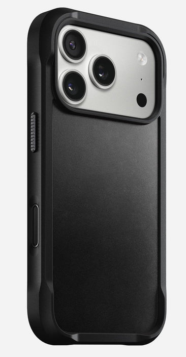 Nomad Rugged Leather Case Iphone 17 Pro Black Horween