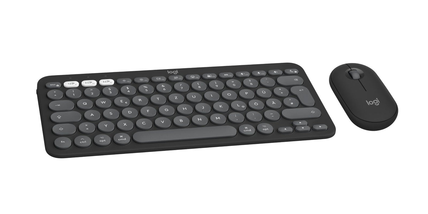EAN 5099206117044 - Logitech 920-012208 teclado Ratón incluido Universal RF Wireless + Bluetooth QWERTZ Alemán Grafito imagen 6