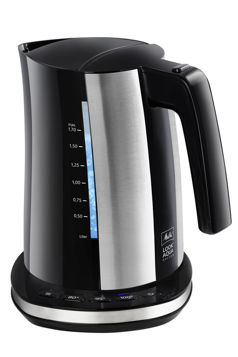Hervidor Eléctrico Melitta Look Aqua Deluxe Negro