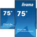 EAN 4948570123599 - iiyama LH7565UHSB-B1 pantalla de señalización Diseño de quiosco 189,2 cm (74.5") LED Wifi 800 cd / m² 4K  imagen 5