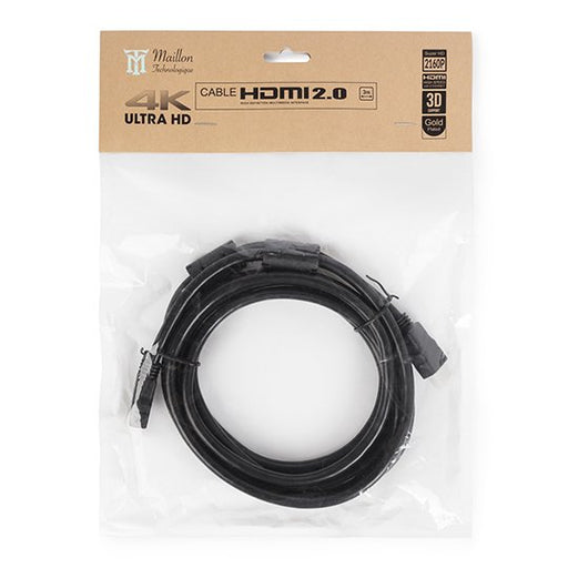 EAN 8435555100066 - Maillon Technologique Basic MTBHDB2030 cable HDMI 3 m HDMI tipo A (Estándar) Negro imagen 2