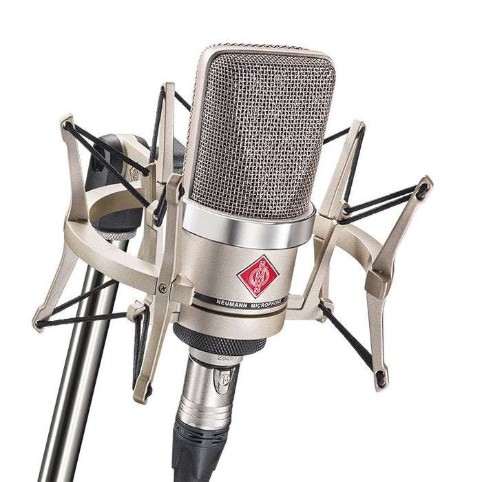 Neumann Tlm 102 Ni Studio Set - Mikrofon Pojemnosciowy, Wielkomembranowy Z Uchwytem Przeciwwstrzasowym, Nikiel