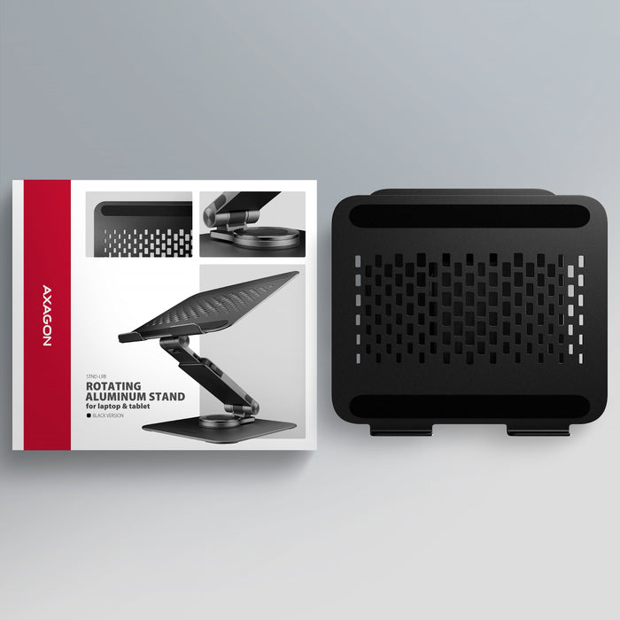 EAN 8595247909206 - Axagon STND-LRB Laptop-Ständer, 360° drehbar, Doppelgelenk, verlängerbar Soporte para ordenador portátil  imagen 11