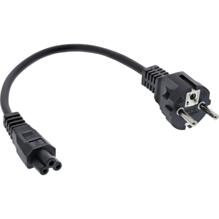 Cable De Alimentación Inline Ac Type F Para Notebook Negro 2m