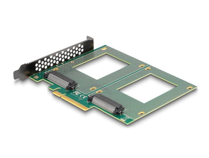 Delock 90162 Tarjeta Pci Express 4.0 X8 A 2 X Interno U.2 Nvme Sff-8639 - Bifurcación (Laxan 144 X 122 Mm)