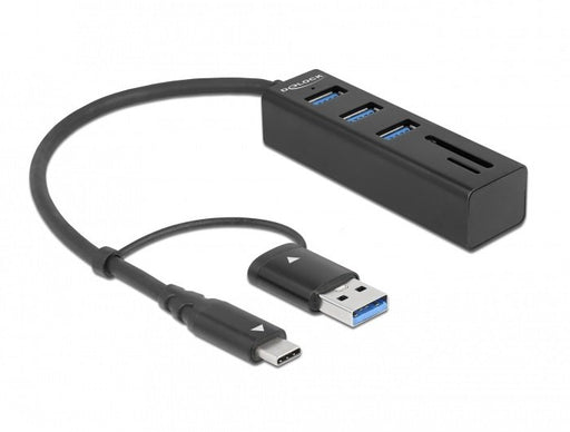 EAN 4043619638598 - DeLOCK 63859 base para portátil y replicador de puertos USB 3.2 Gen 1 (3.1 Gen 1) Type-A + Type-C imagen 1