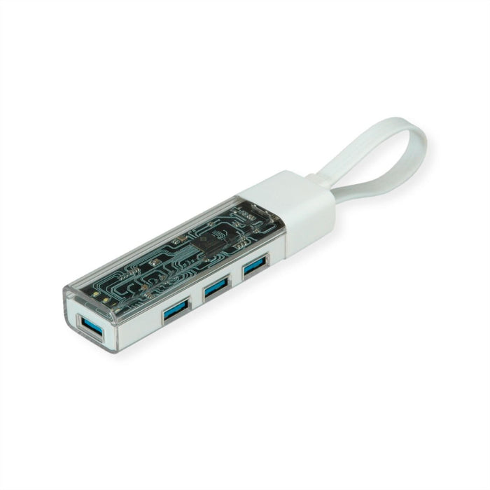 EAN 7630049635111 - ROLINE 14.02.5062 hub de interfaz USB Tipo C 5000 Mbit/s Blanco imagen 5