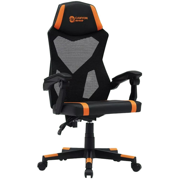 Canyon Gaming Chair Flow Mch01 Mesh Negro Orange