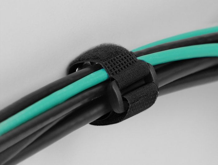 Delock 19537 Presilla Bridas Adherentes Para Cables Negro 5 Pieza(S)