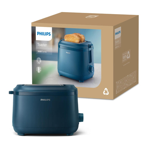 EAN 8720389037306 - Philips 3000 series HD2511/70 tostadora 8 2 rebanada(s) 830 W Azul imagen 2