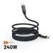 EAN 8591680176090 - FIXED FIXDBM-CC2-GR cable USB USB 2.0 2 m USB C 4,8 Gbit/s 240 W Negro imagen 1