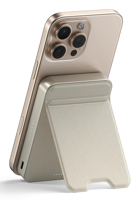 Satechi St-B10q2sw Batería Externa 10000 Mah Cargador Inalámbrico Arena