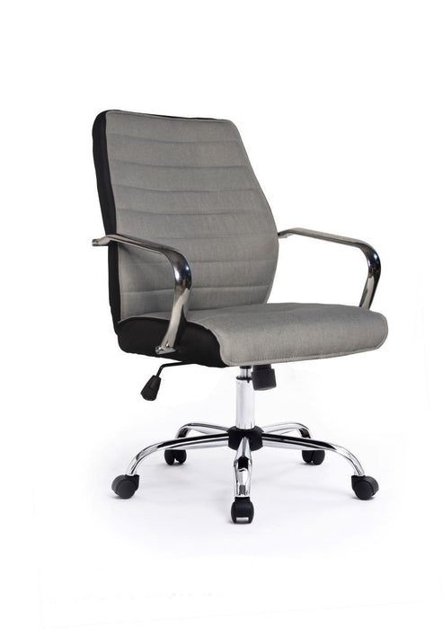 Silla De Oficina Equip Respaldo Alto Color Gris Recubrimiento Pu De Alta Calidaddiseño Ergonomico
